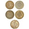 Image 2 : 1843-1877 [5] Seated Dime/Half Dime Lot
