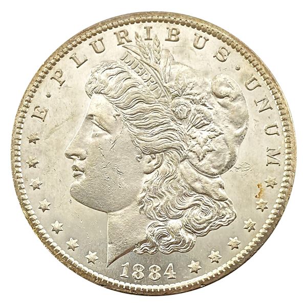 1884-CC Morgan Silver Dollar