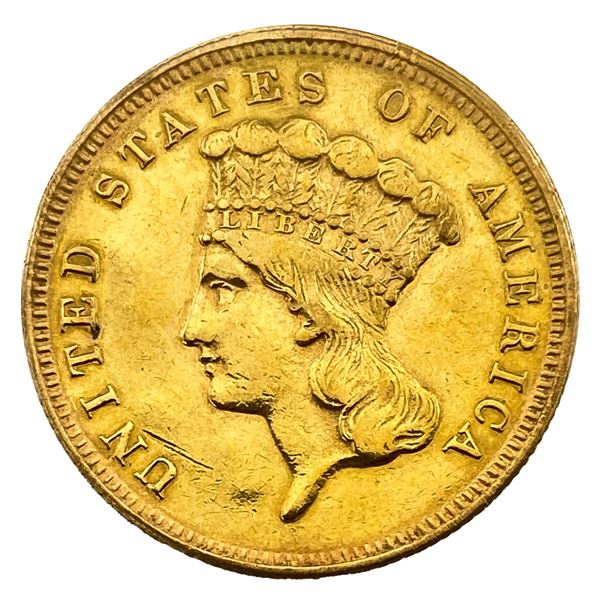 1868 $3 Gold Piece