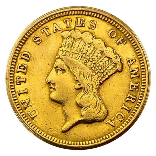1856 $3 Gold Piece