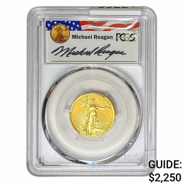 2015-W 1/4oz $10 AGE PCGS PR70 DCAM