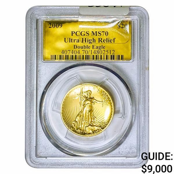2009 $20 Gold Double Eagle PCGS MS70 ULTRA HR