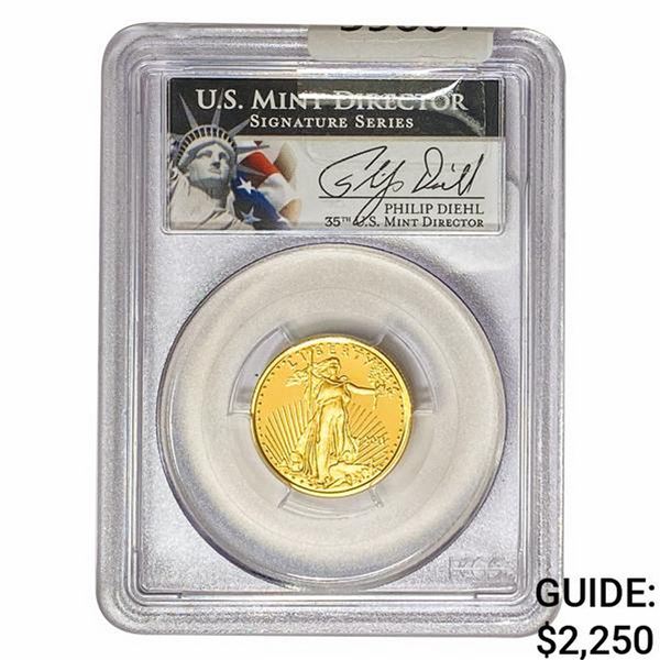 2011-W $10 1/4oz Gold PCGS PR70 DCAM