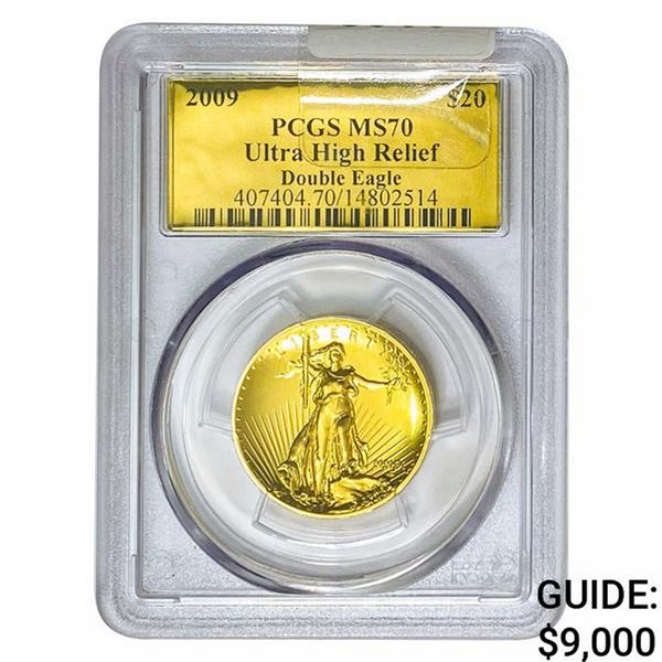 2009 $20 Gold Double Eagle PCGS MS70 ULTRA HR