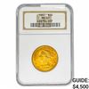Image 1 : 1897 $10 Gold Eagle NGC MS61