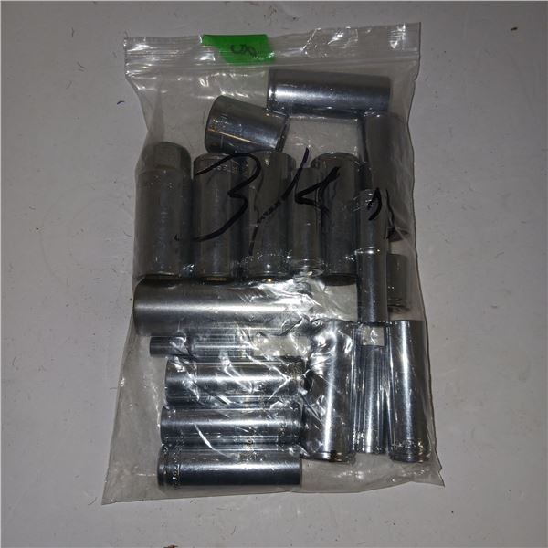 Bag of 3/8 Sockets