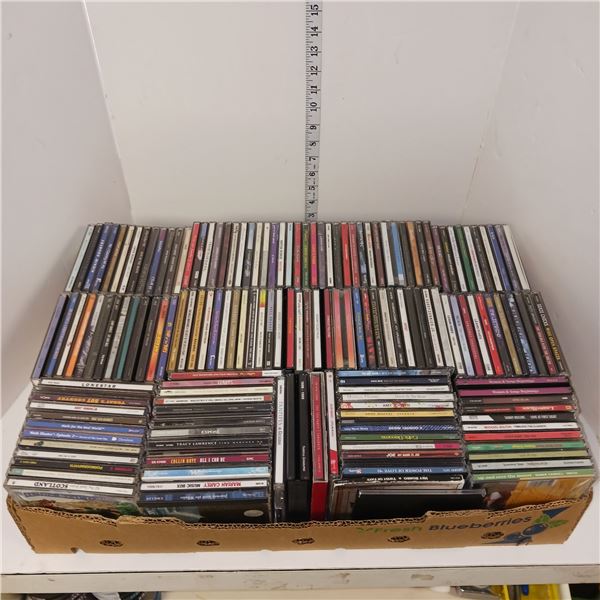 Large Fruit Flat of Various CD's - Various Genres