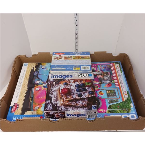 Large Fruit Flat of Estate Puzzles - Unverified if complete