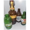 Image 2 : Lot of Vintage Collectible Coloured Bottles