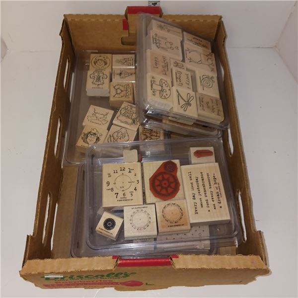 Flat of Stampin Up Stamps