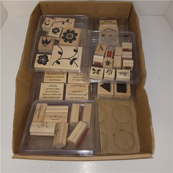 Flat of Stampin Up Stamps