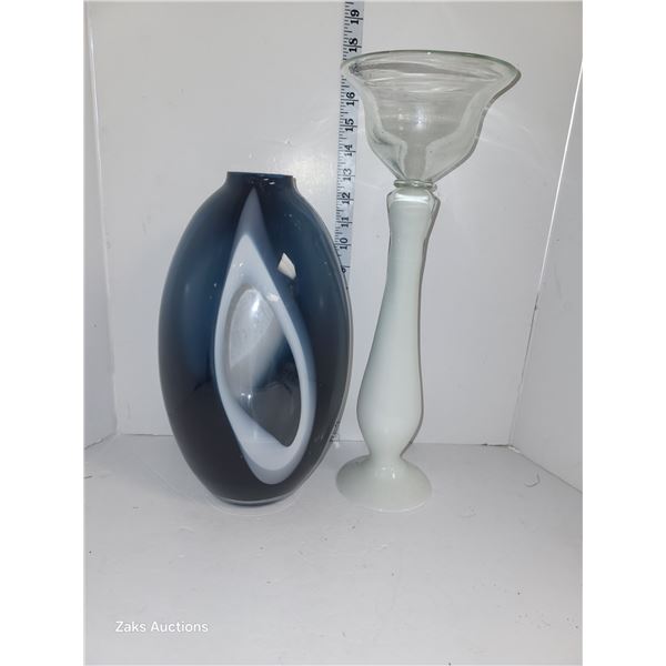 Lot of Gorgeous Deocr Vase & Candlestick