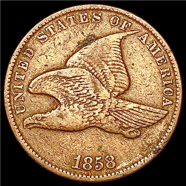 1858 Flying Eagle Cent LIGHTLY CIRCULATED