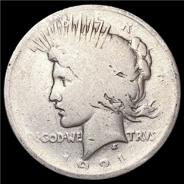 1921 Silver Peace Dollar NICELY CIRCULATED