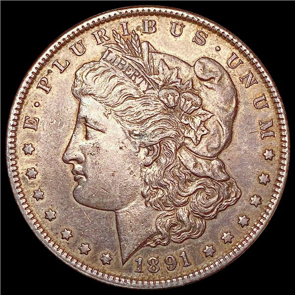 1891-S Morgan Silver Dollar UNCIRCULATED