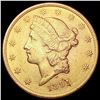 1891-S $20 Gold Double Eagle CHOICE AU