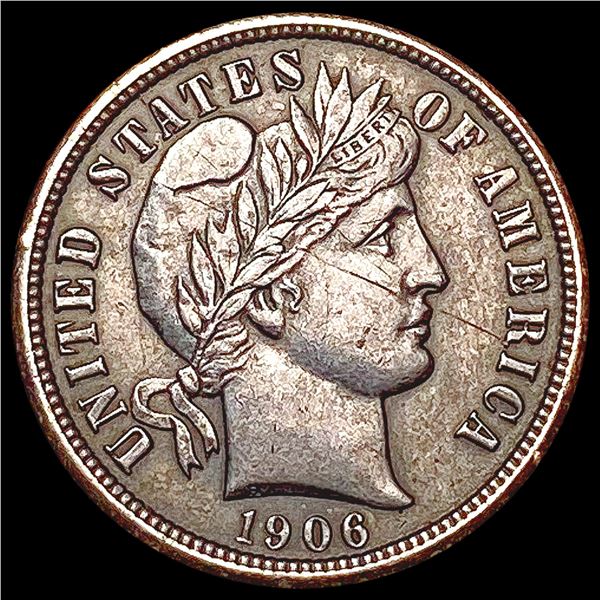 1906-S Barber Dime UNCIRCULATED