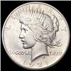 1921 Silver Peace Dollar NEARLY UNCIRCULATED