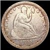 1858 Seated Liberty Quarter LIGHTLY CIRCULATED