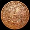 Image 2 : 1866 Two Cent Piece NEARLY UNCIRCULATED