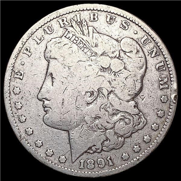 1891-CC Morgan Silver Dollar NICELY CIRCULATED