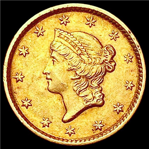 1852 Rare Gold Dollar NEARLY UNCIRCULATED