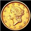 Image 1 : 1852 Rare Gold Dollar NEARLY UNCIRCULATED