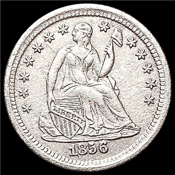 1856-O Seated Liberty Half Dime CHOICE AU