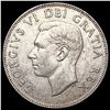 Image 1 : 1948 Canada Half Dollar CLOSELY UNCIRCULATED