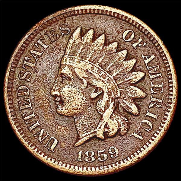 1859 Indian Head Cent LIGHTLY CIRCULATED