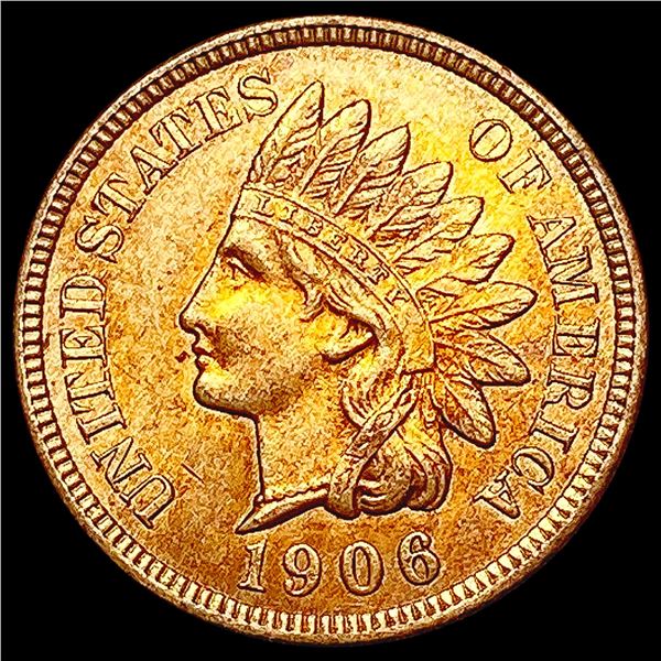 1906 Red Indian Head Cent CHOICE BU