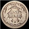Image 2 : 1865-S Seated Liberty Dime NICELY CIRCULATED