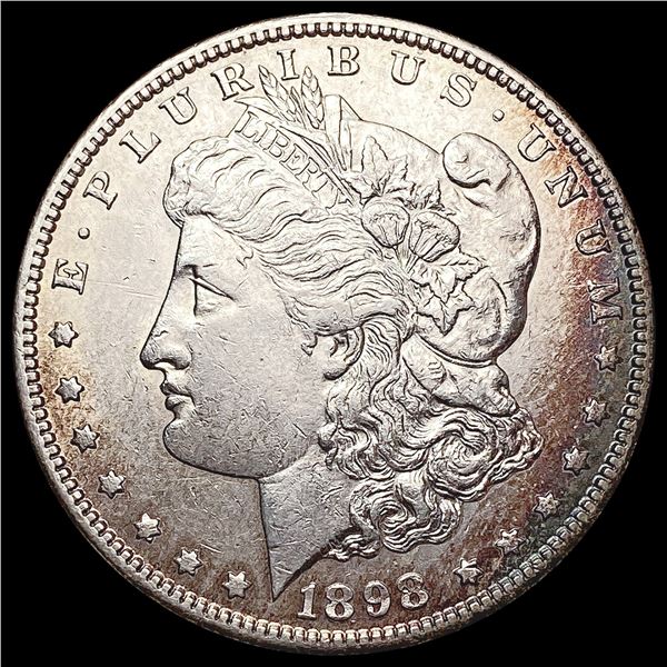 1898-S Morgan Silver Dollar CHOICE AU