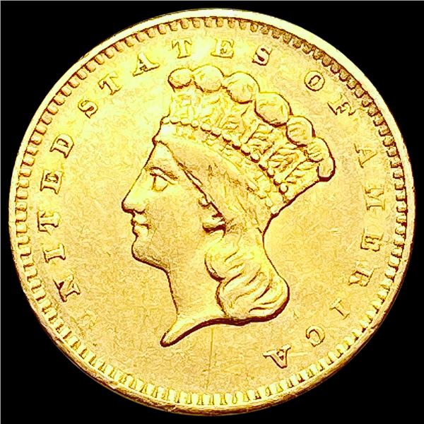 1856 Rare Gold Dollar NEARLY UNCIRCULATED