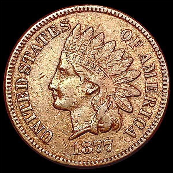 1877 Indian Head Cent NEARLY UNCIRCULATED