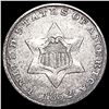 Image 1 : 1852 Silver Three Cent CHOICE AU