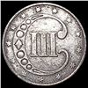 Image 2 : 1852 Silver Three Cent CHOICE AU