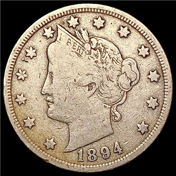 1894 Liberty Victory Nickel NICELY CIRCULATED