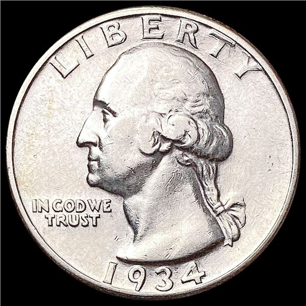 1934-D Washington Silver Quarter UNCIRCULATED