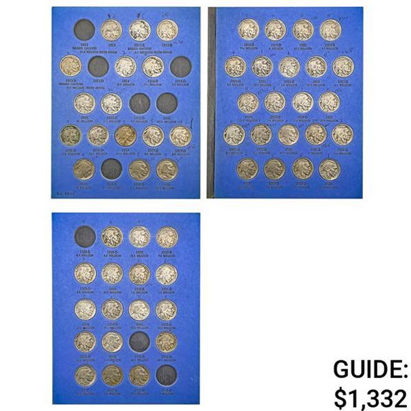 [55] 1913-1937 Buffalo Nickel COLL. Album