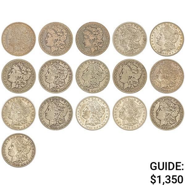 [16] 1878-1901 Morgan Silver Dollar   COLL. Set