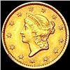 Image 1 : 1851 Rare Gold Dollar NEARLY UNCIRCULATED