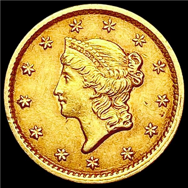 1852 Rare Gold Dollar NEARLY UNCIRCULATED