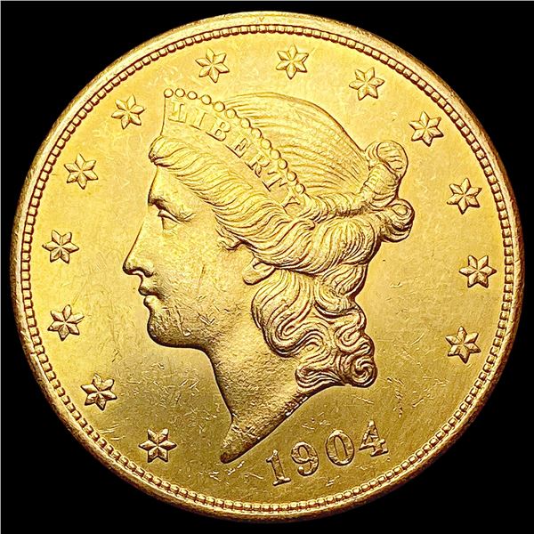 1904 $20 Gold Double Eagle UNCIRCULATED