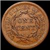 Image 2 : 1853 Braided Hair Large Cent CLOSELY UNCIRCULATED