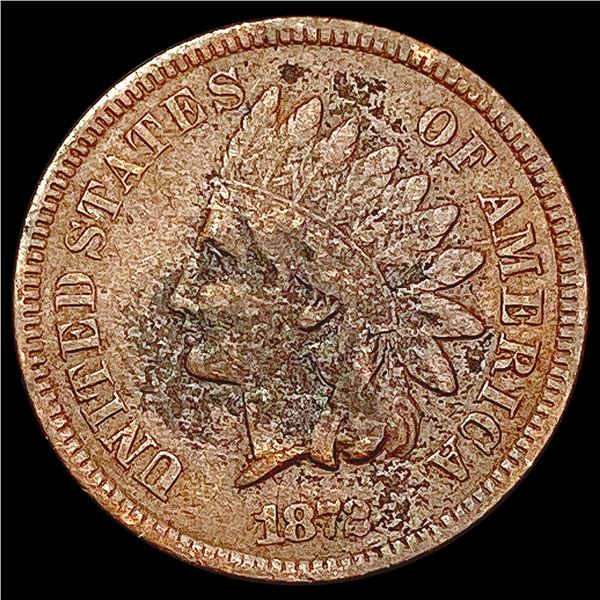 1872 Indian Head Cent NEARLY UNCIRCULATED