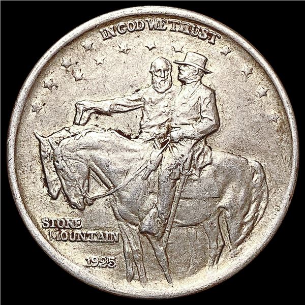 1925 Stone Mountain Half Dollar CLOSELY UNCIRCULAT