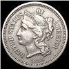 Image 1 : 1865 Nickel Three Cent CLOSELY UNCIRCULATED