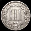 Image 2 : 1865 Nickel Three Cent CLOSELY UNCIRCULATED