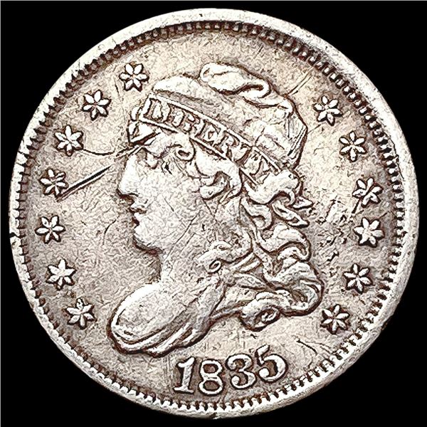 1835 Capped Bust Half Dime NEARLY UNCIRCULATED